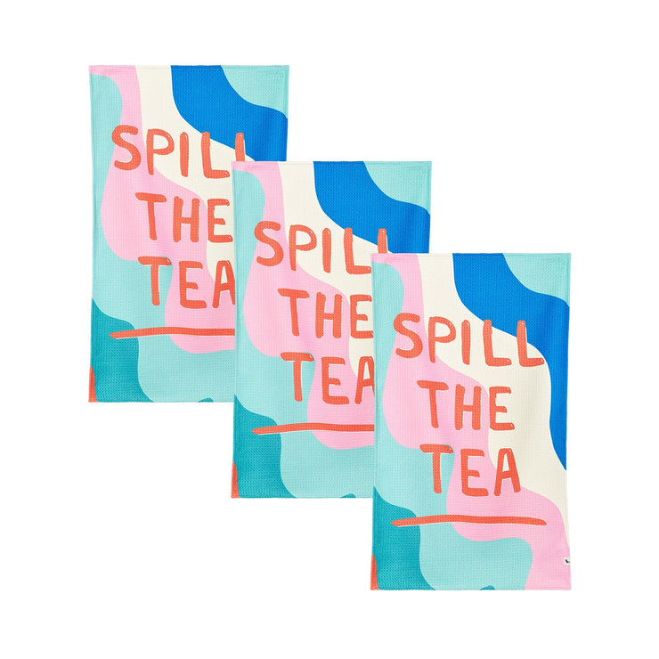 Dock & Bay Tea Towels - Spill The Tea (3)