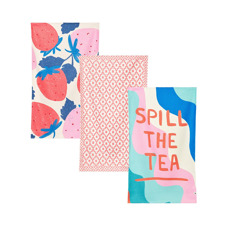 Dock & Bay Tea Towels - Pink on the Sink (3)