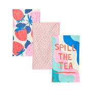Dock & Bay Tea Towels - Pink on the Sink (Set of 3)