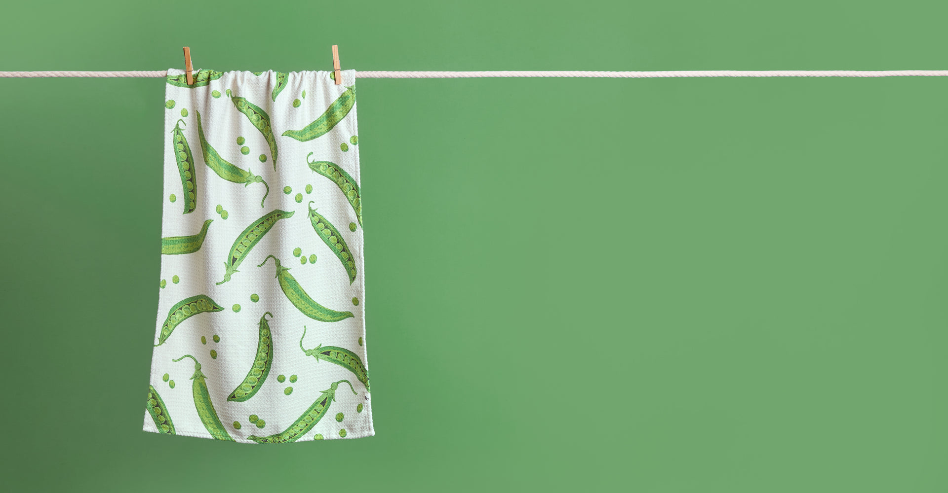 Torchon Dock & Bay - Petits pois dans la cosse