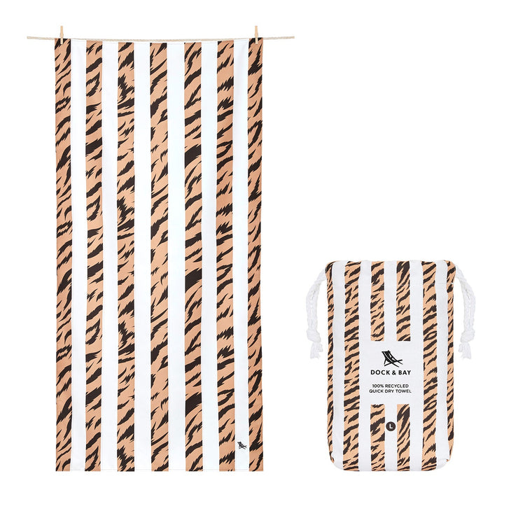 Dock & Bay Quick Dry Towels - Fierce Tiger - Outlet