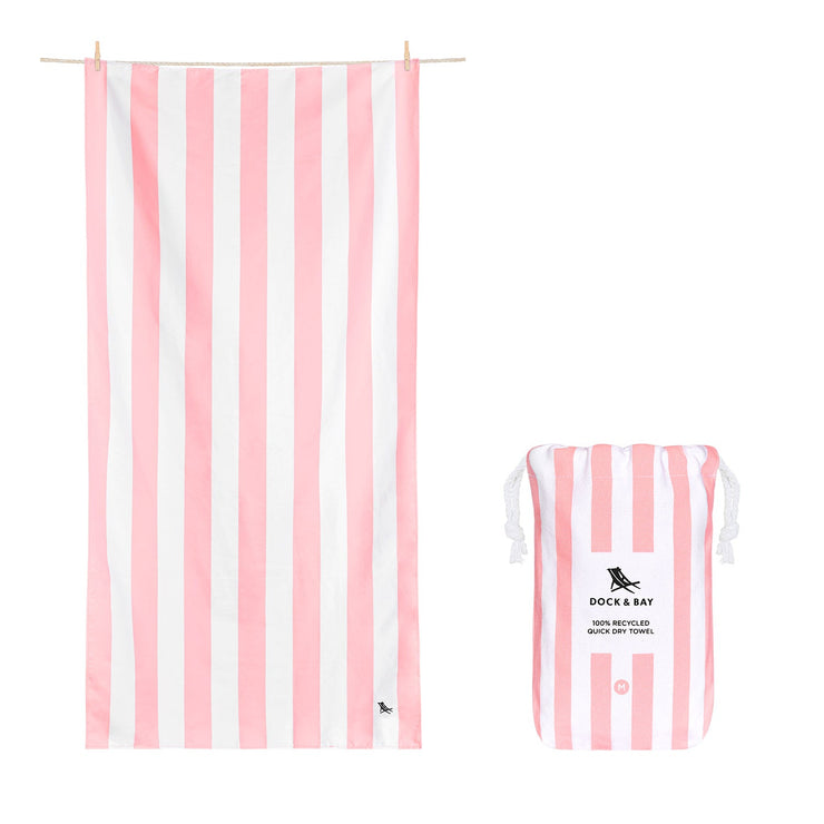 Dock & Bay Kids Beach Towels - Malibu Pink