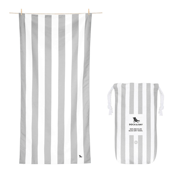 Dock & Bay Quick Dry Towel - Goa Grey