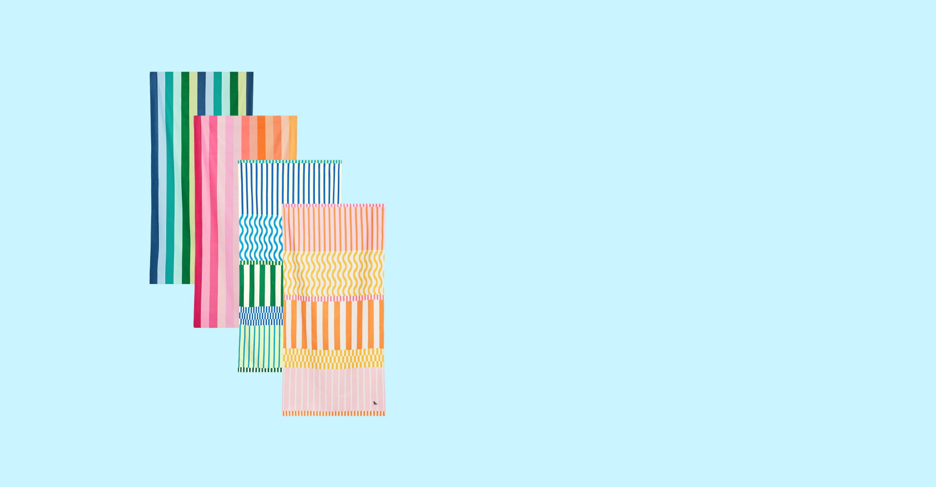 Serviettes à séchage rapide Dock & Bay - Sunset Boulevard (Lot de 4)