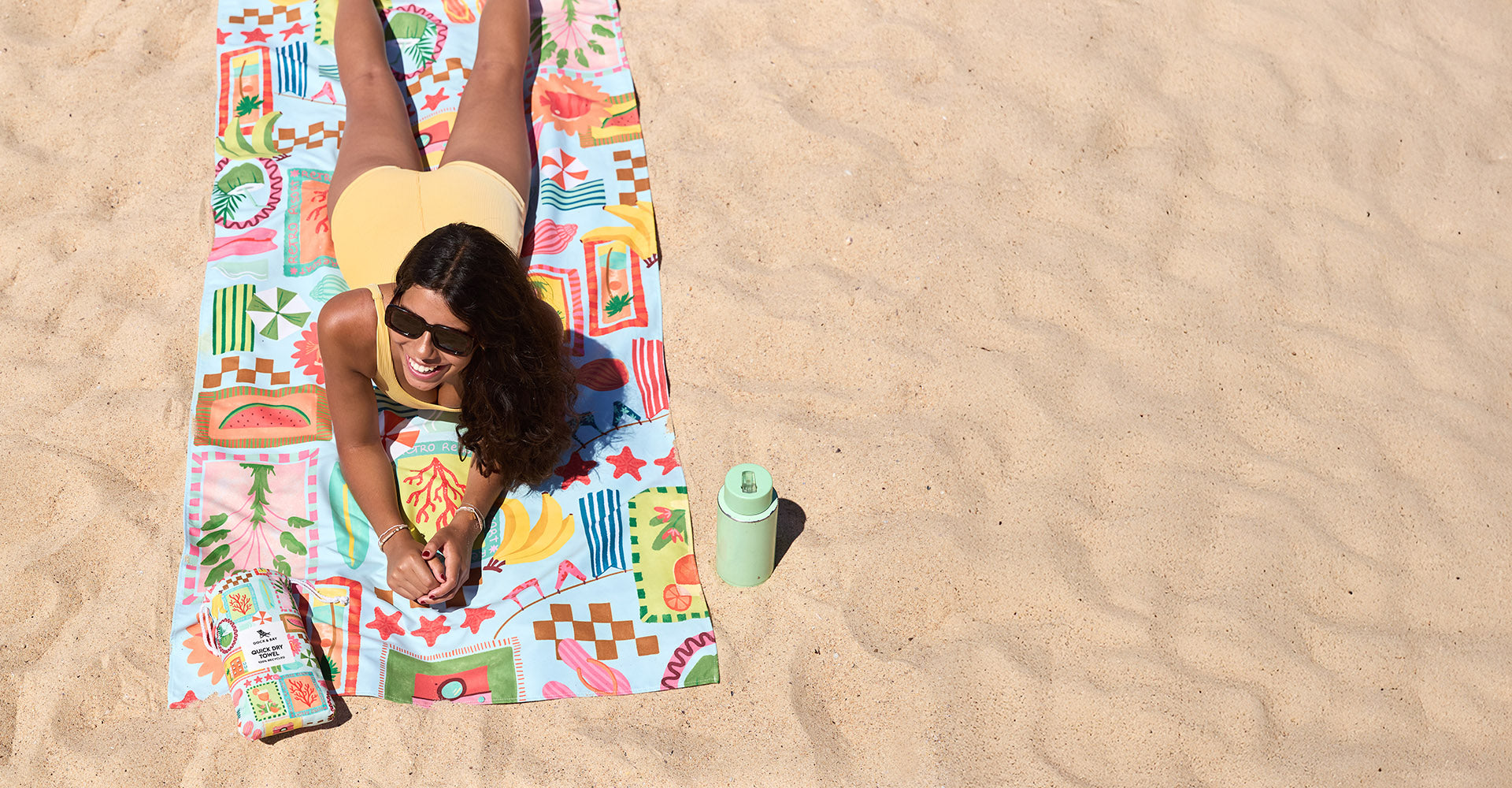 Serviette séchage rapide Dock & Bay - Si seulement tu étais là