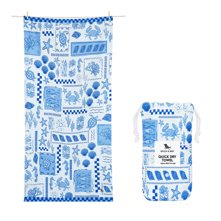 Dock & Bay Quick Dry Towel - Grecian Shores