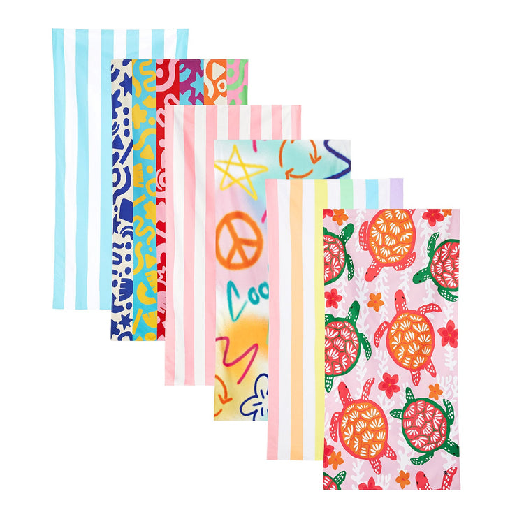 Dock & Bay Kids Beach Towels - Joyful Discovery (Set of 6)