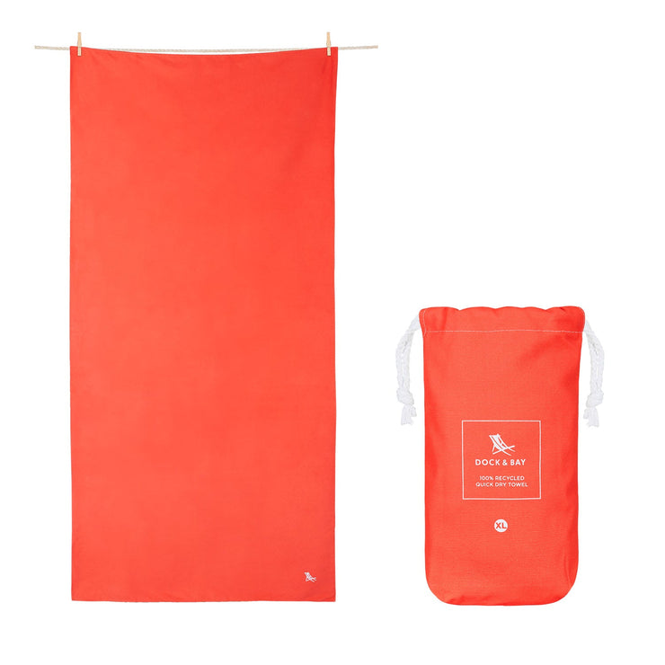 Dock & Bay Quick Dry Towels - Rouge Uluru - Outlet