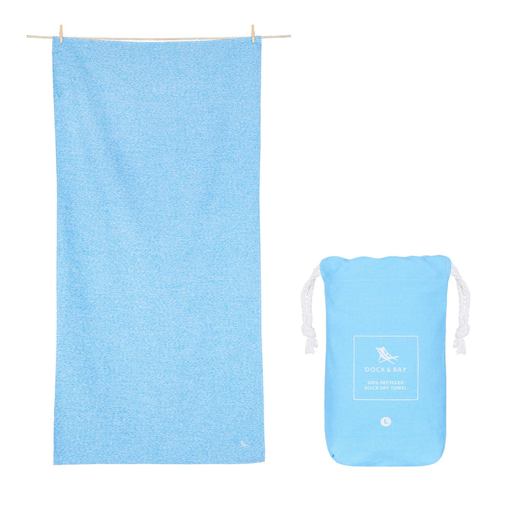 Dock & Bay Quick Dry Towels - Bleu Lagon