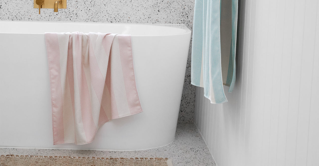 Serviette de bain séchage rapide Dock & Bay - Rose Primrose