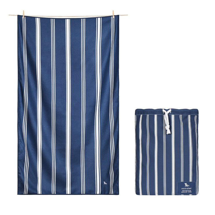 Dock & Bay Bath Towels - Bleu Marine Patchouli - Outlet
